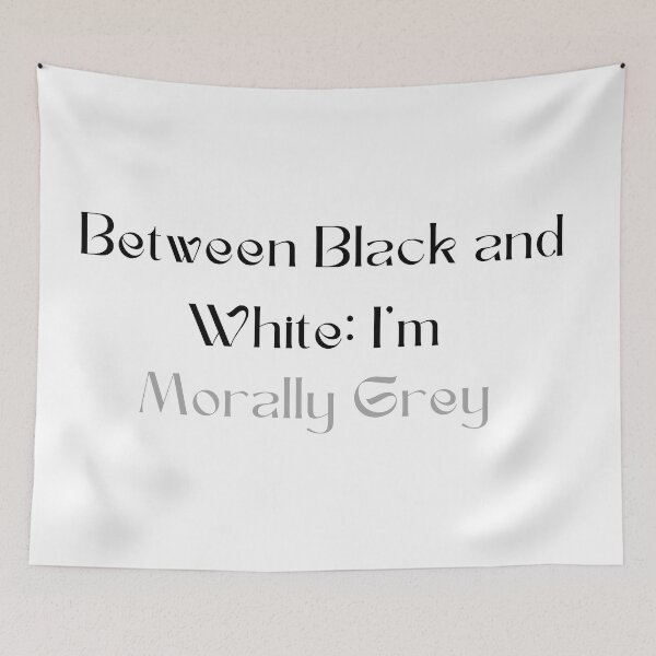 Item preview, Morally grey designed and sold by ArtAngiTresors.