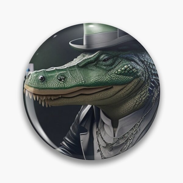 Item preview, Alligator Playing Poker Popart  designed and sold by ShopSunday.