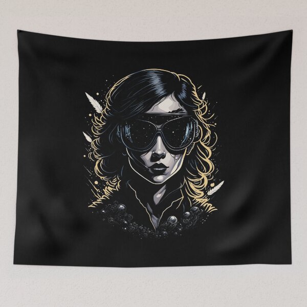 Item preview, Female Pilot Steampunk Style Women Portrait designed and sold by SoccaTamam.