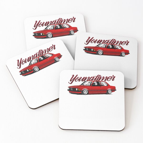 Item preview, E21 RED YOUNGTIMER designed and sold by TrachyMillsArt.