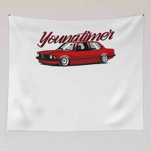Item preview, E21 RED YOUNGTIMER designed and sold by TrachyMillsArt.