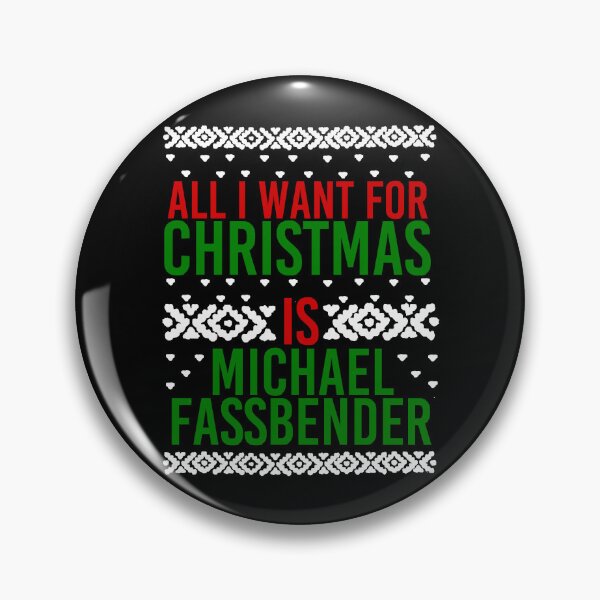 Item preview, All I Want For Christmas (Michael Fassbender) Fitted Scoop designed and sold by ThedaKinder.