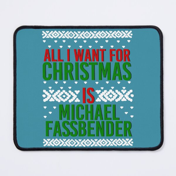 Item preview, All I Want For Christmas (Michael Fassbender) Fitted Scoop designed and sold by ThedaKinder.