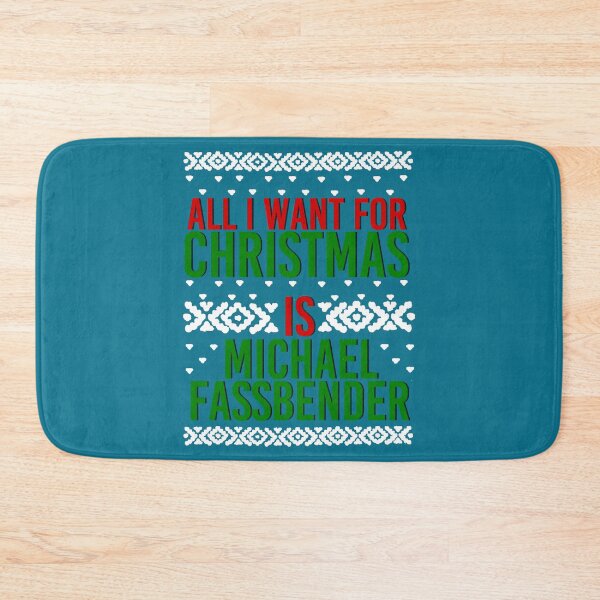 Item preview, All I Want For Christmas (Michael Fassbender) Fitted Scoop designed and sold by ThedaKinder.