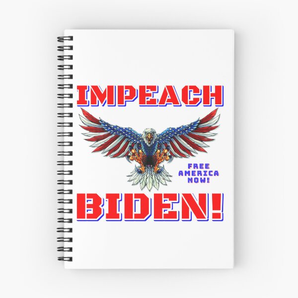 Item preview, IMPEACH BIDEN!  Free AMERICA Now! designed and sold by CBDOilPrincess.
