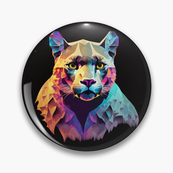 Item preview, Panther Color | Polygonal Art designed and sold by Niktarka.