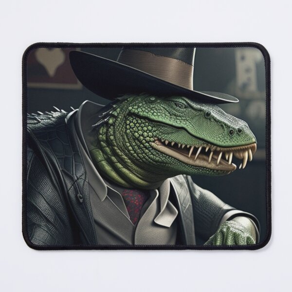 Item preview, Gangsta Gator Playing Poker  designed and sold by ShopSunday.