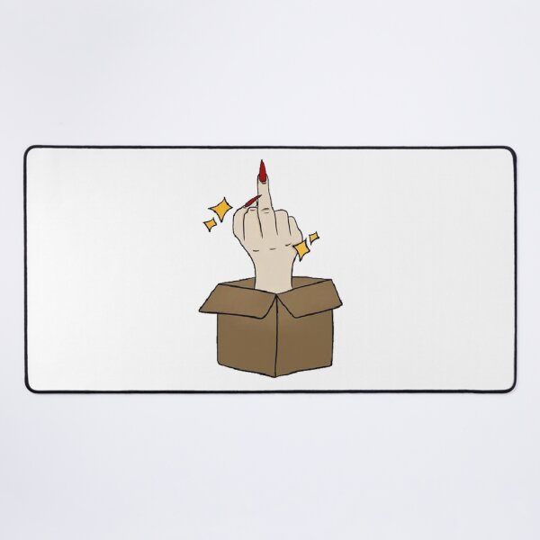 Item preview, Funny offensive finger organism a meme hand box designed and sold by HaydenMillepied.