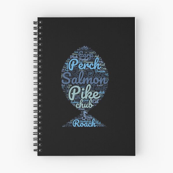 Item preview, A fish shape word cloud for a fisherman designed and sold by Gerald Waters.