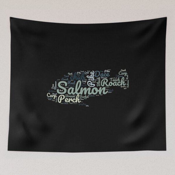 Item preview, A fish word cloud for anyone who loves fishing designed and sold by Gerald Waters.