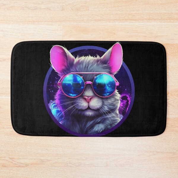 Item preview, Cool hamster in pink glasses designed and sold by Selfion.