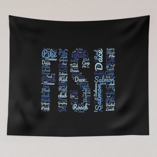 Item preview, A fish word cloud for anyone who loves fishing designed and sold by Gerald Waters.