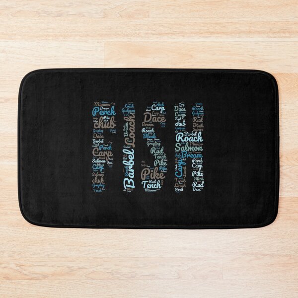 Item preview, A fish word cloud for anyone who loves fishing designed and sold by Gerald Waters.