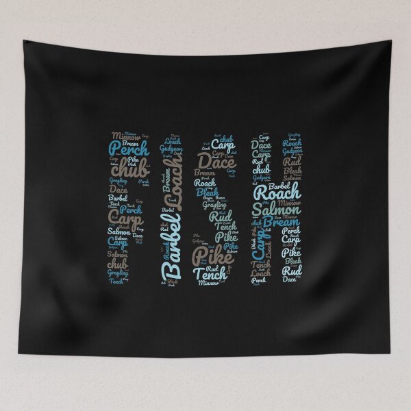 Item preview, A fish word cloud for anyone who loves fishing designed and sold by Gerald Waters.