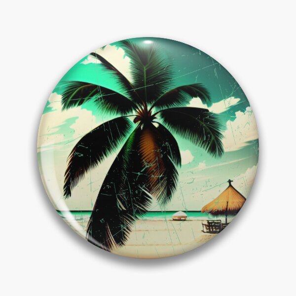 Item preview, The beach is my happy place - Vintage Summer design by CallisC Arts designed and sold by CallisC-Arts.