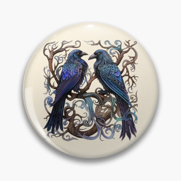 Item preview, Viking Ravens - Huginn & Muninn designed and sold by Odd World.