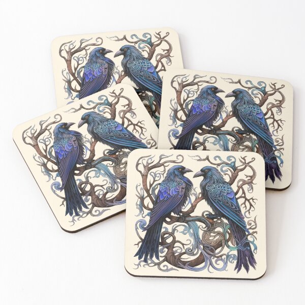 Item preview, Viking Ravens - Huginn & Muninn designed and sold by Odd World.
