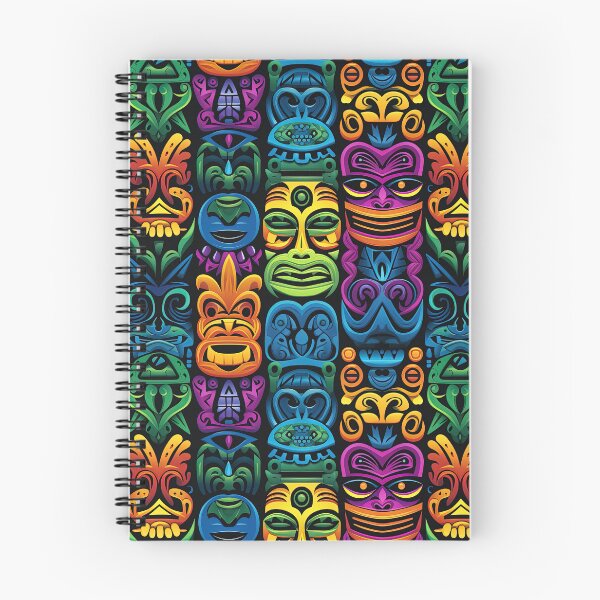Item preview, Blacklight Abstract Tiki Tile 03 designed and sold by GloriousIdiot.