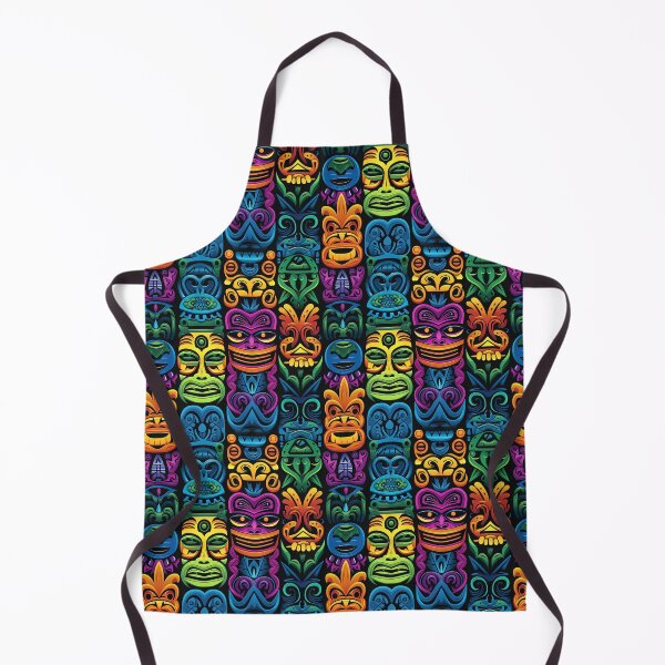 Item preview, Blacklight Abstract Tiki Tile 03 designed and sold by GloriousIdiot.