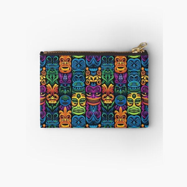 Item preview, Blacklight Abstract Tiki Tile 03 designed and sold by GloriousIdiot.