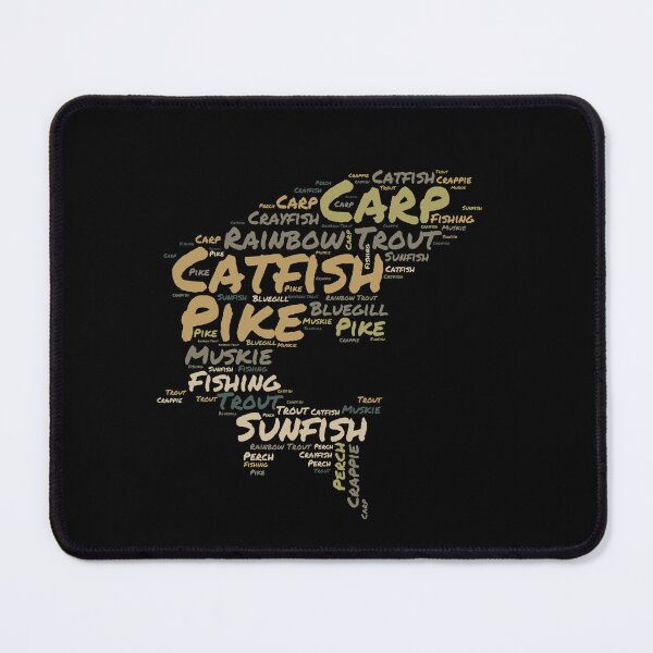 Item preview, A fish word cloud for an angler who loves fishing designed and sold by Gerald Waters.