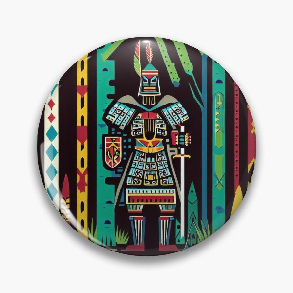 Item preview, Psychedelic Warrior in Forest Dream designed and sold by BamBamBazaar.