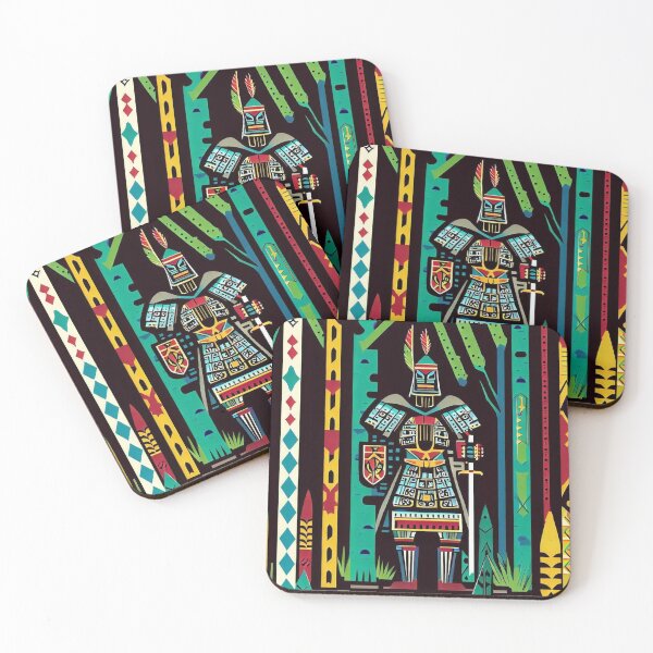 Item preview, Psychedelic Warrior in Forest Dream designed and sold by BamBamBazaar.