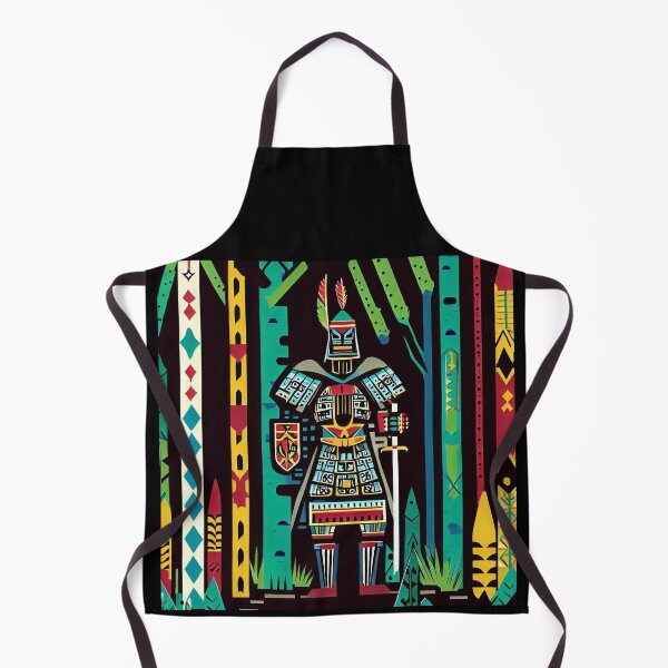 Item preview, Psychedelic Warrior in Forest Dream designed and sold by BamBamBazaar.