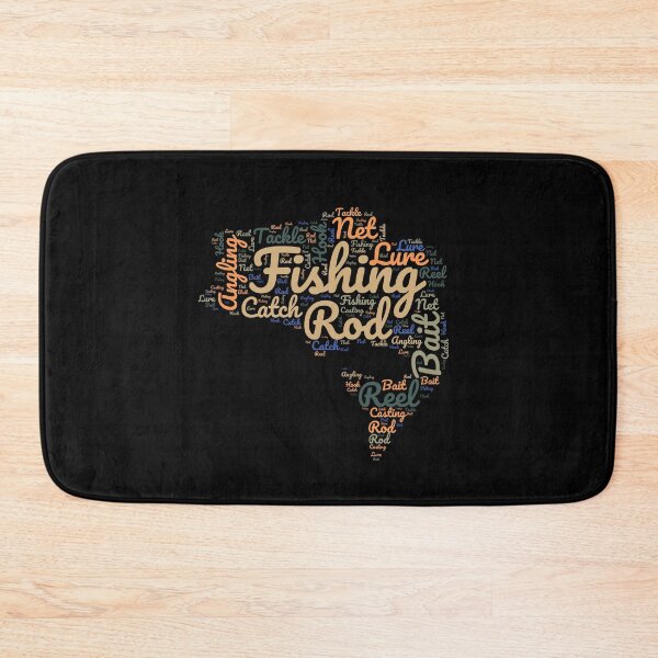 Item preview, A fish word cloud for an angler who loves fishing designed and sold by Gerald Waters.