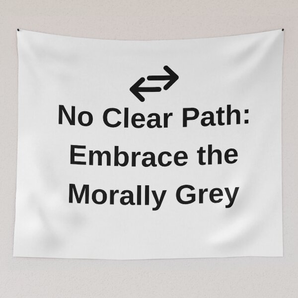 Item preview, Morally grey designed and sold by ArtAngiTresors.
