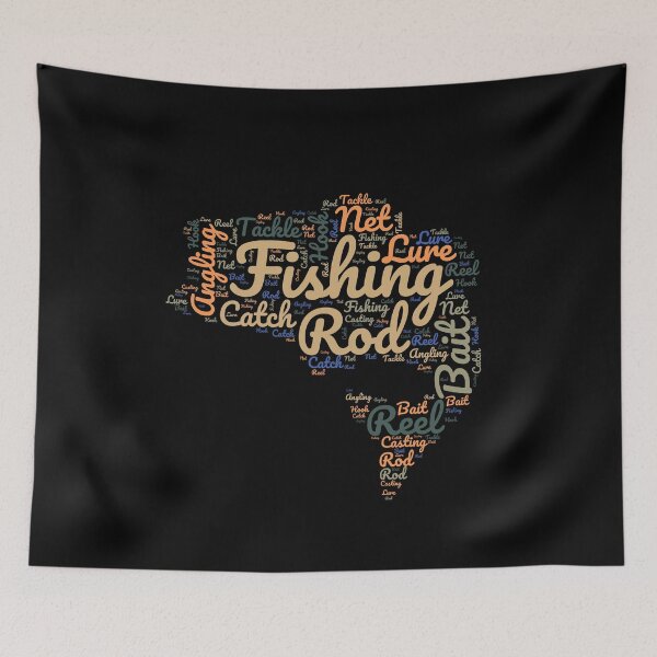 Item preview, A fish word cloud for an angler who loves fishing designed and sold by Gerald Waters.