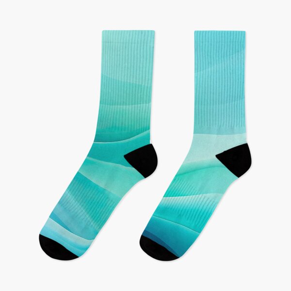 Item preview, Soothing Calm Aqua Waves Turquoise  designed and sold by artsandsoul.
