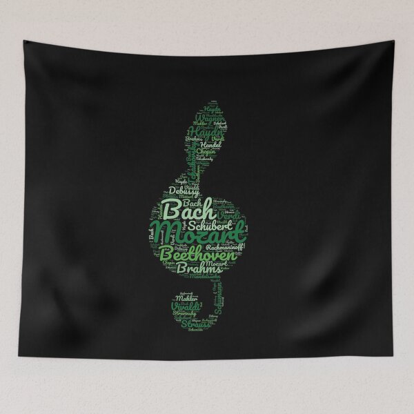 Item preview, A Classical composer word cloud for musicians designed and sold by Gerald Waters.