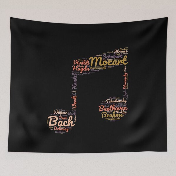 Item preview, A Classical composer word cloud for musicians designed and sold by Gerald Waters.