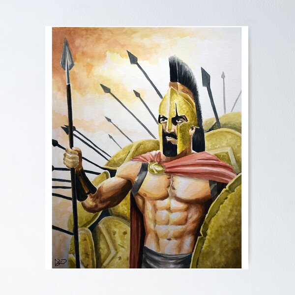 Create comics meme 300 Spartans this is sparta, king Leonidas