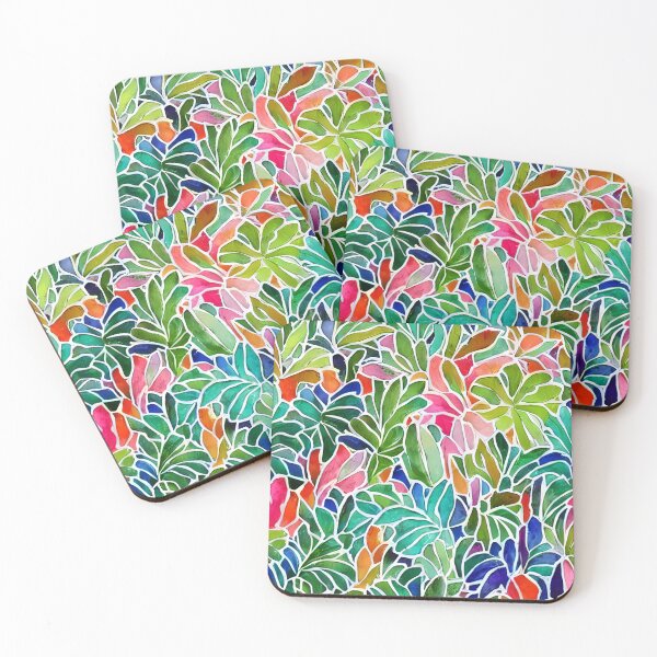 Item preview, Pretty Multicolour Plant Foliage in Watercolour designed and sold by WallabyJelly.