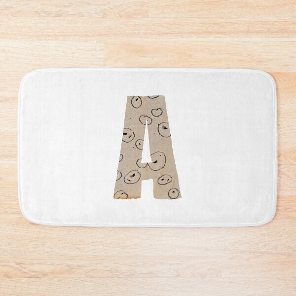 Item preview, Capital letter A cut out paper alphabet designed and sold by Yana Mustafina | Boho Soulful Designs.