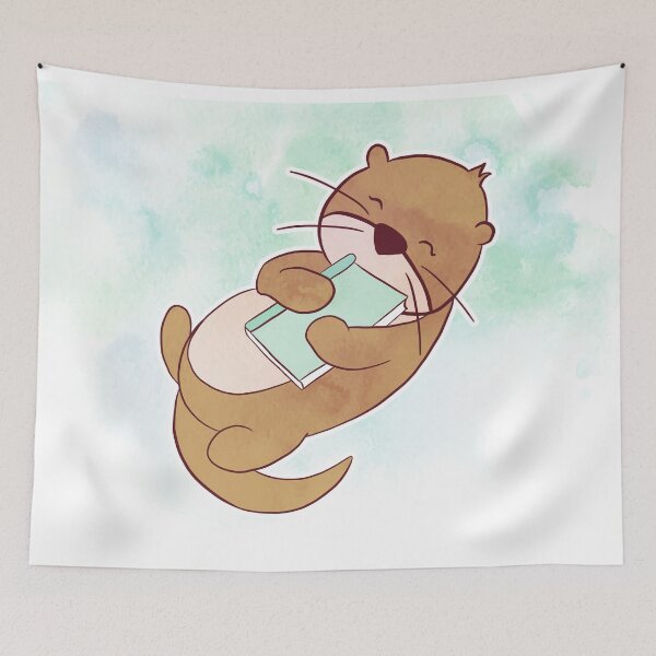 Item preview, OTTER READS designed and sold by Catarina Book Designs.