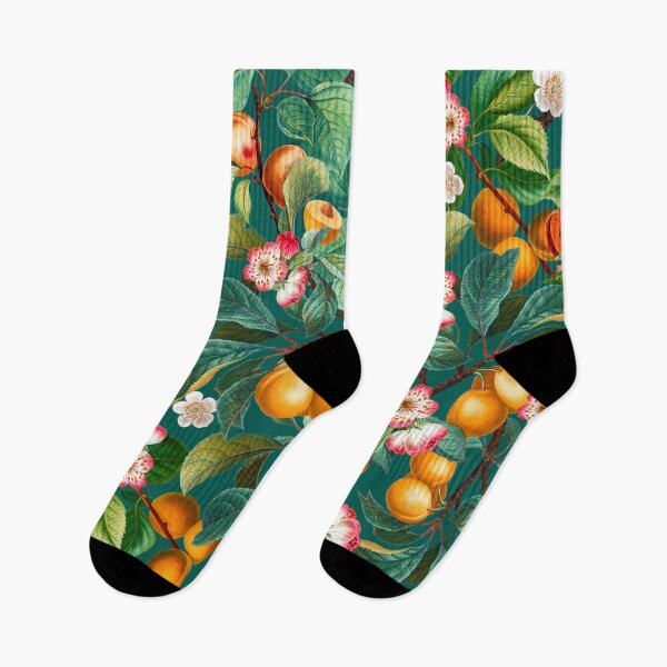 Item preview, Fruits and Floral Pattern designed and sold by Burcu Korkmazyurek.