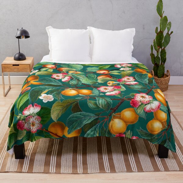 Item preview, Fruits and Floral Pattern designed and sold by Burcu Korkmazyurek.