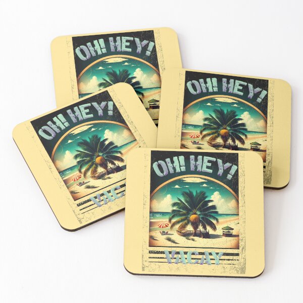 Item preview, OH!HEY! VACAY! - Vintage Summer design by CallisC Arts designed and sold by CallisC-Arts.