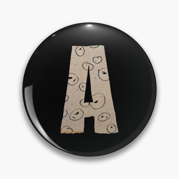 Item preview, Capital letter A cut out paper alphabet black designed and sold by Yana Mustafina | Boho Soulful Designs.