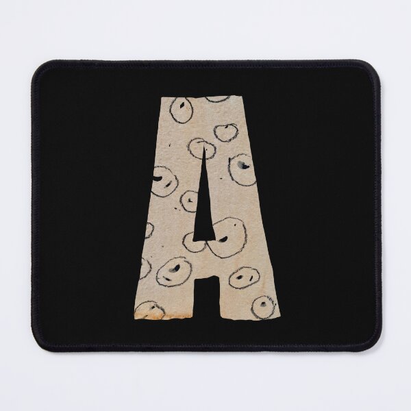Item preview, Capital letter A cut out paper alphabet black designed and sold by Yana Mustafina | Boho Soulful Designs.