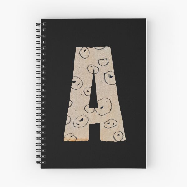 Item preview, Capital letter A cut out paper alphabet black designed and sold by Yana Mustafina | Boho Soulful Designs.