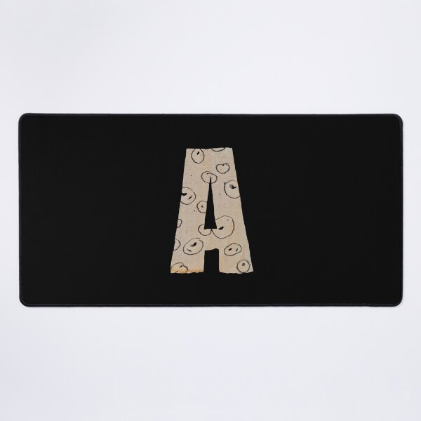 Item preview, Capital letter A cut out paper alphabet black designed and sold by Yana Mustafina | Boho Soulful Designs.