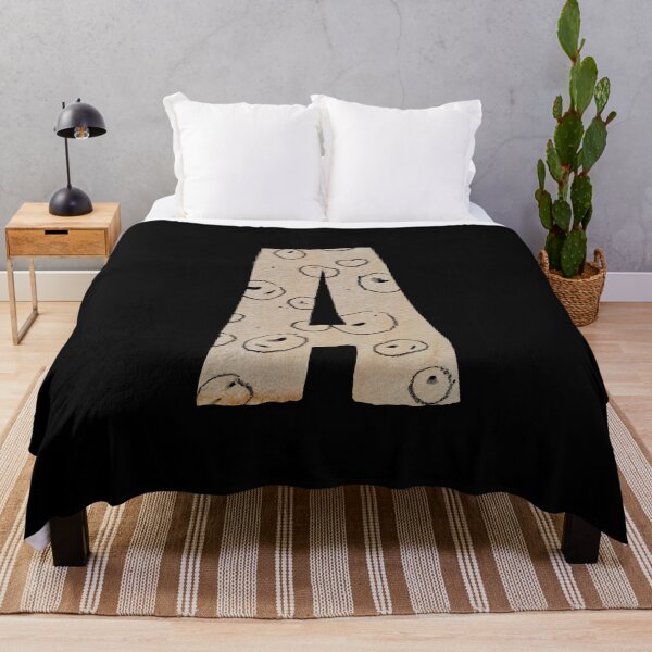 Item preview, Capital letter A cut out paper alphabet black designed and sold by Yana Mustafina | Boho Soulful Designs.