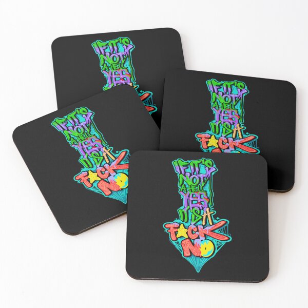 Item preview, If it's not a hell YES it's a F*CK NO (2nd Version) designed and sold by Xliv11.