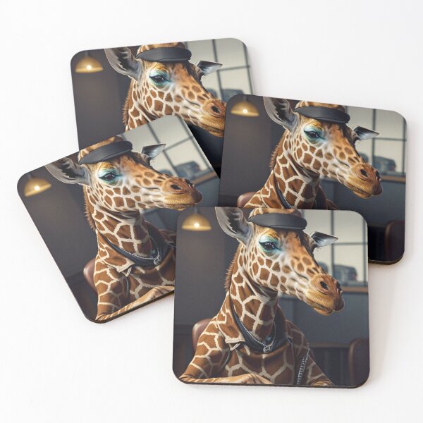Item preview, Giraffe Playing A Game Poker  designed and sold by ShopSunday.