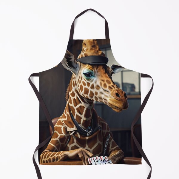 Item preview, Giraffe Playing A Game Poker designed and sold by ShopSunday.