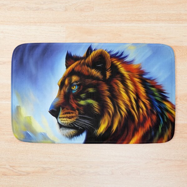 Item preview, Colourful Lion, Ai Generated Art  designed and sold by ACC .